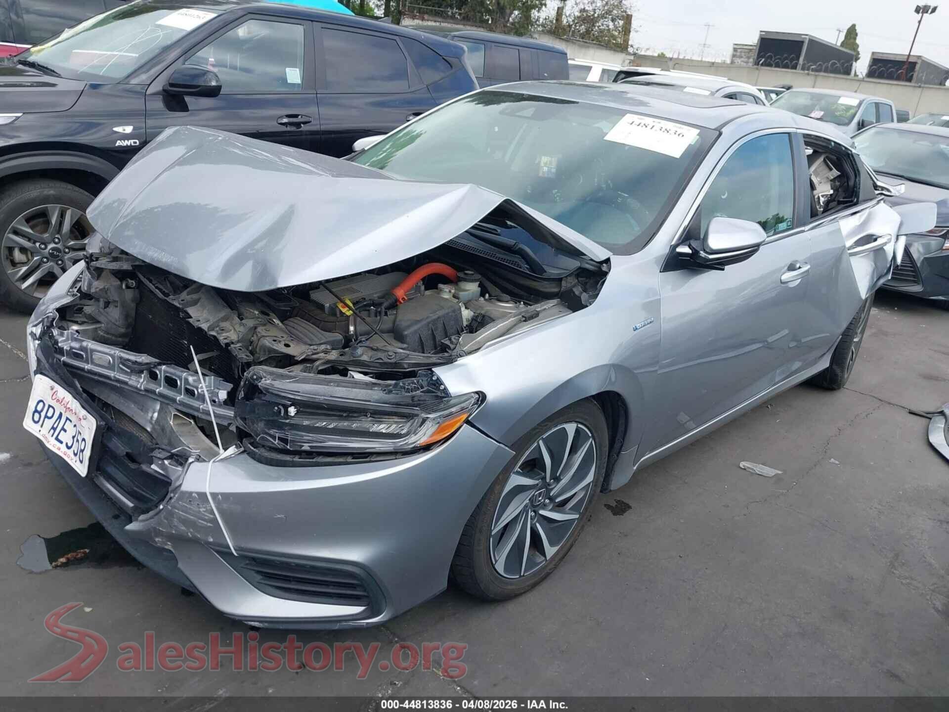 2020 HONDA INSIGHT VIN 19XZE4F97LE004712, front view