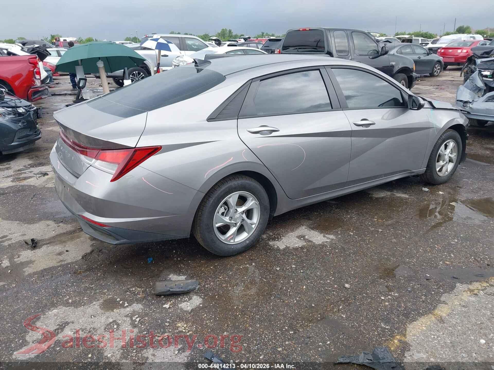 2023 HYUNDAI ELANTRA VIN KMHLL4AG6PU610474, rear driver side