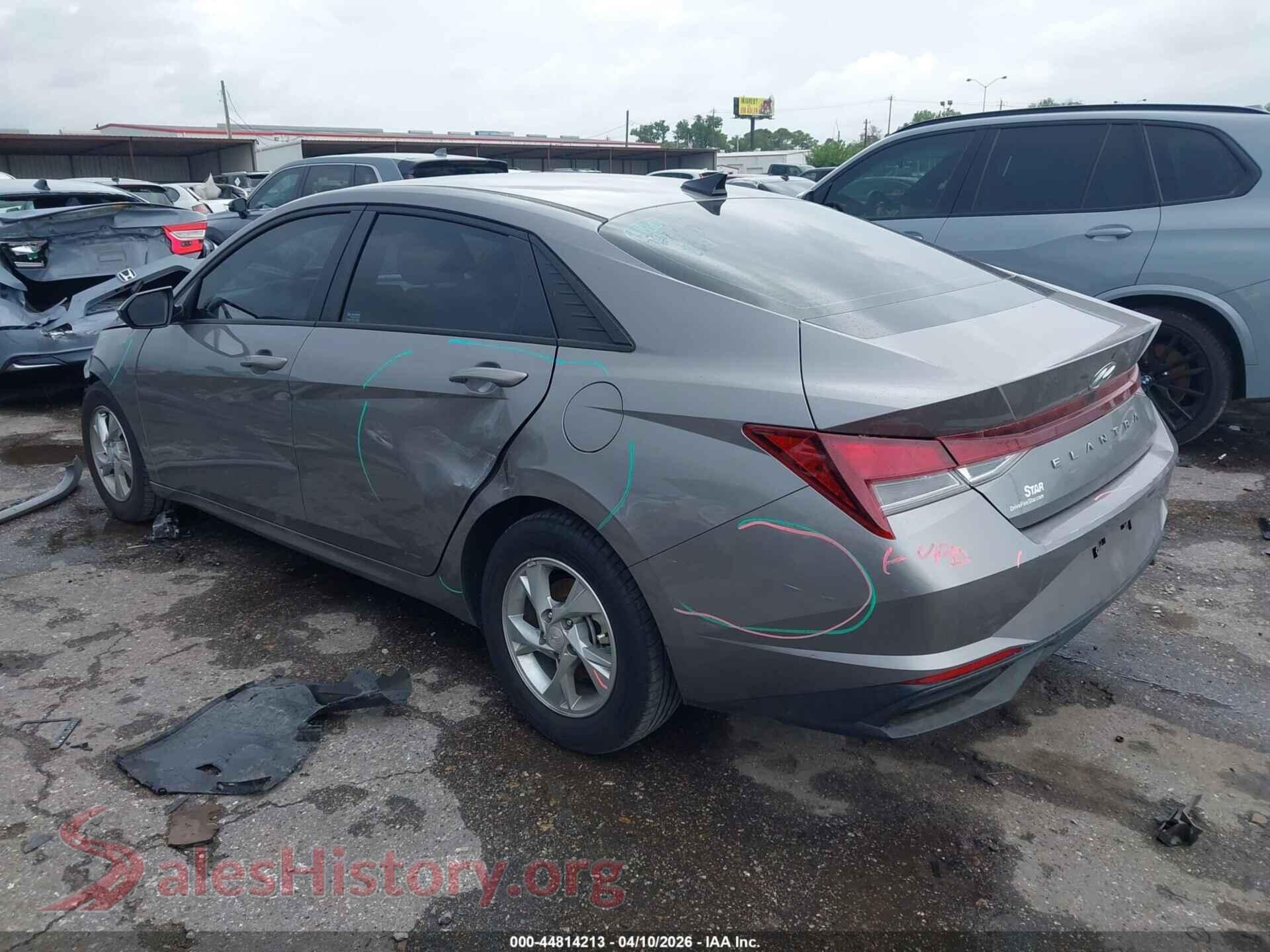 2023 HYUNDAI ELANTRA VIN KMHLL4AG6PU610474, driver side view