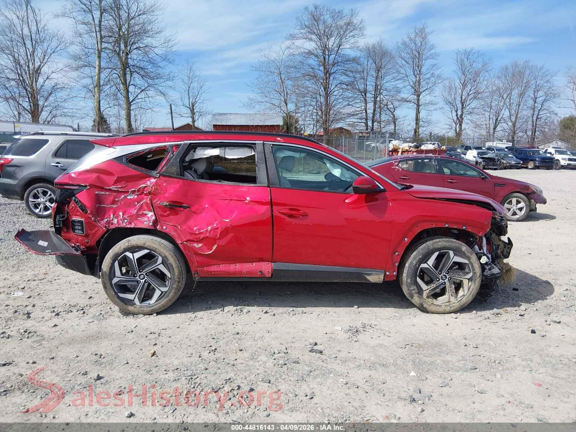 2023 HYUNDAI TUCSON VIN 5NMJFCAE9PH214543, auction photo 13