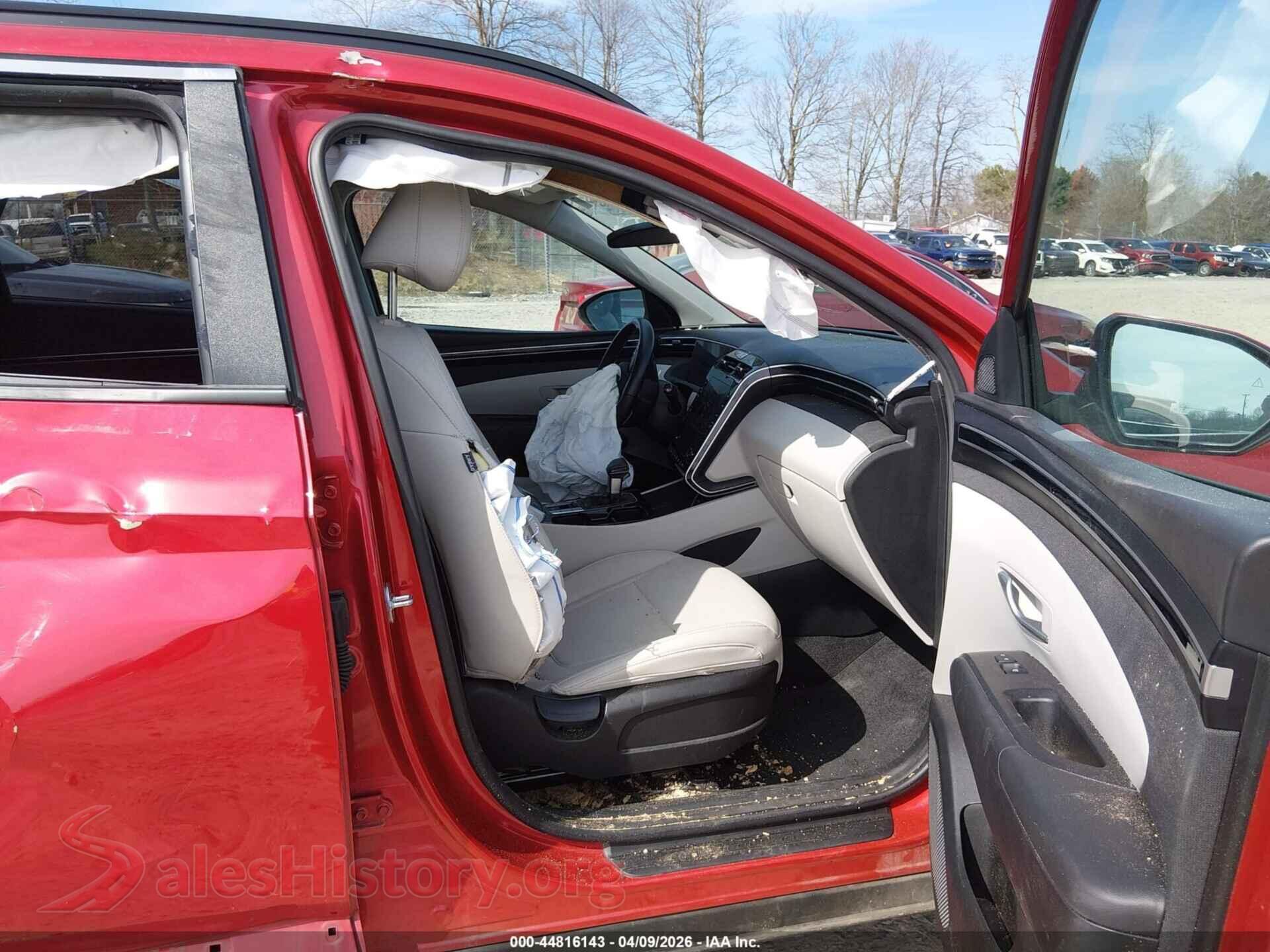 2023 HYUNDAI TUCSON VIN 5NMJFCAE9PH214543, rear view