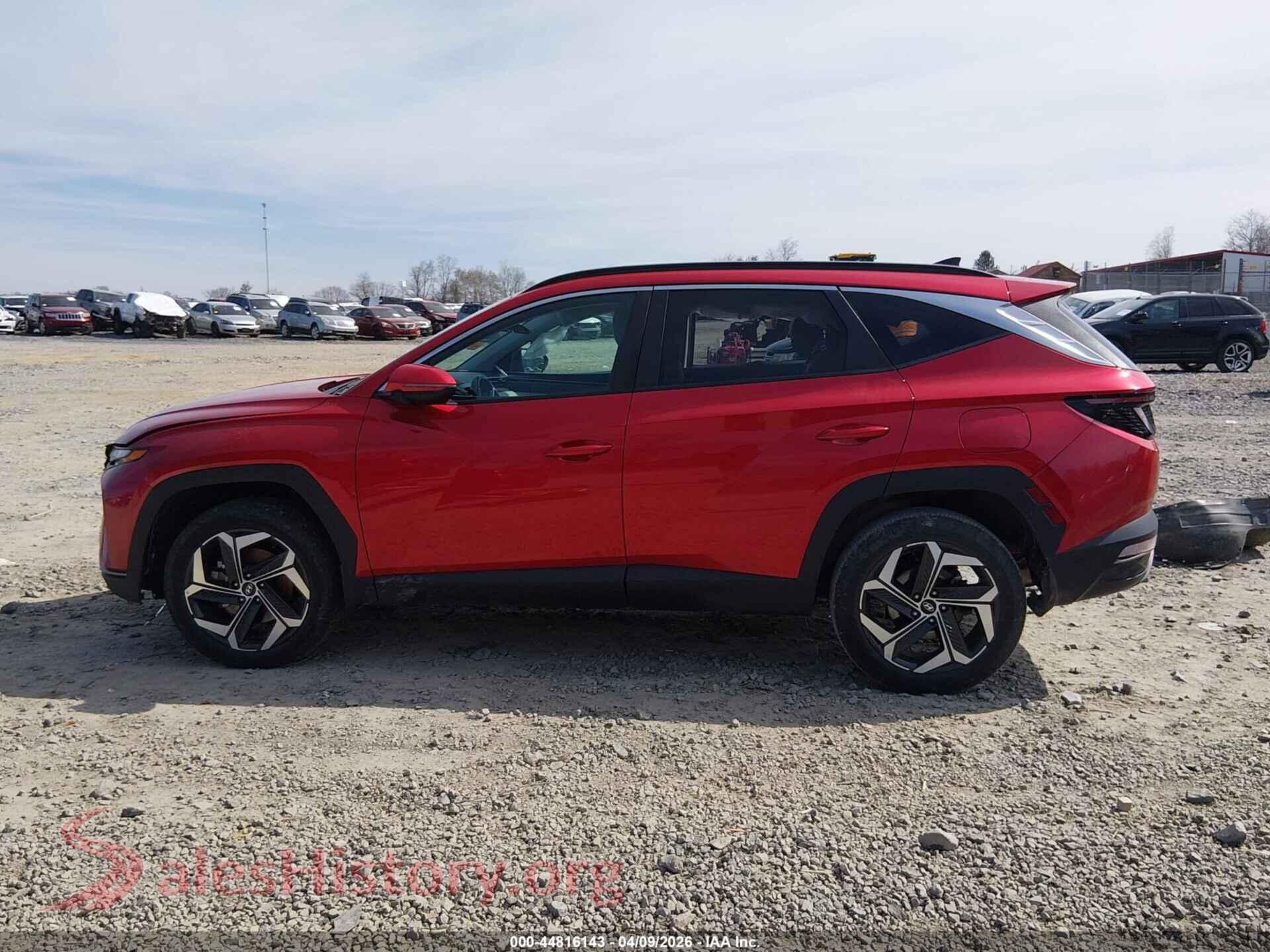 2023 HYUNDAI TUCSON VIN 5NMJFCAE9PH214543, auction photo 14