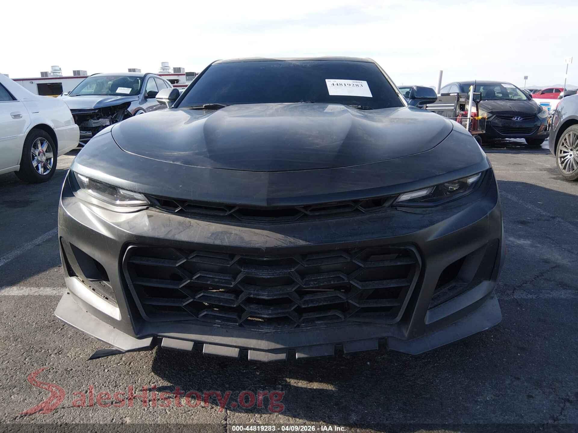 2022 CHEVROLET CAMARO VIN 1G1FB1RX7N0106195, odometer mileage