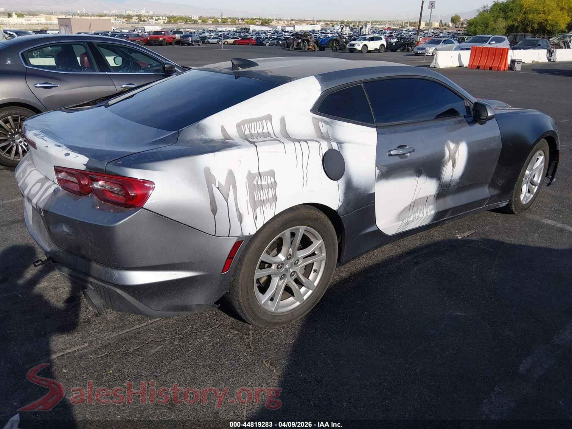 2022 CHEVROLET CAMARO VIN 1G1FB1RX7N0106195, rear driver side