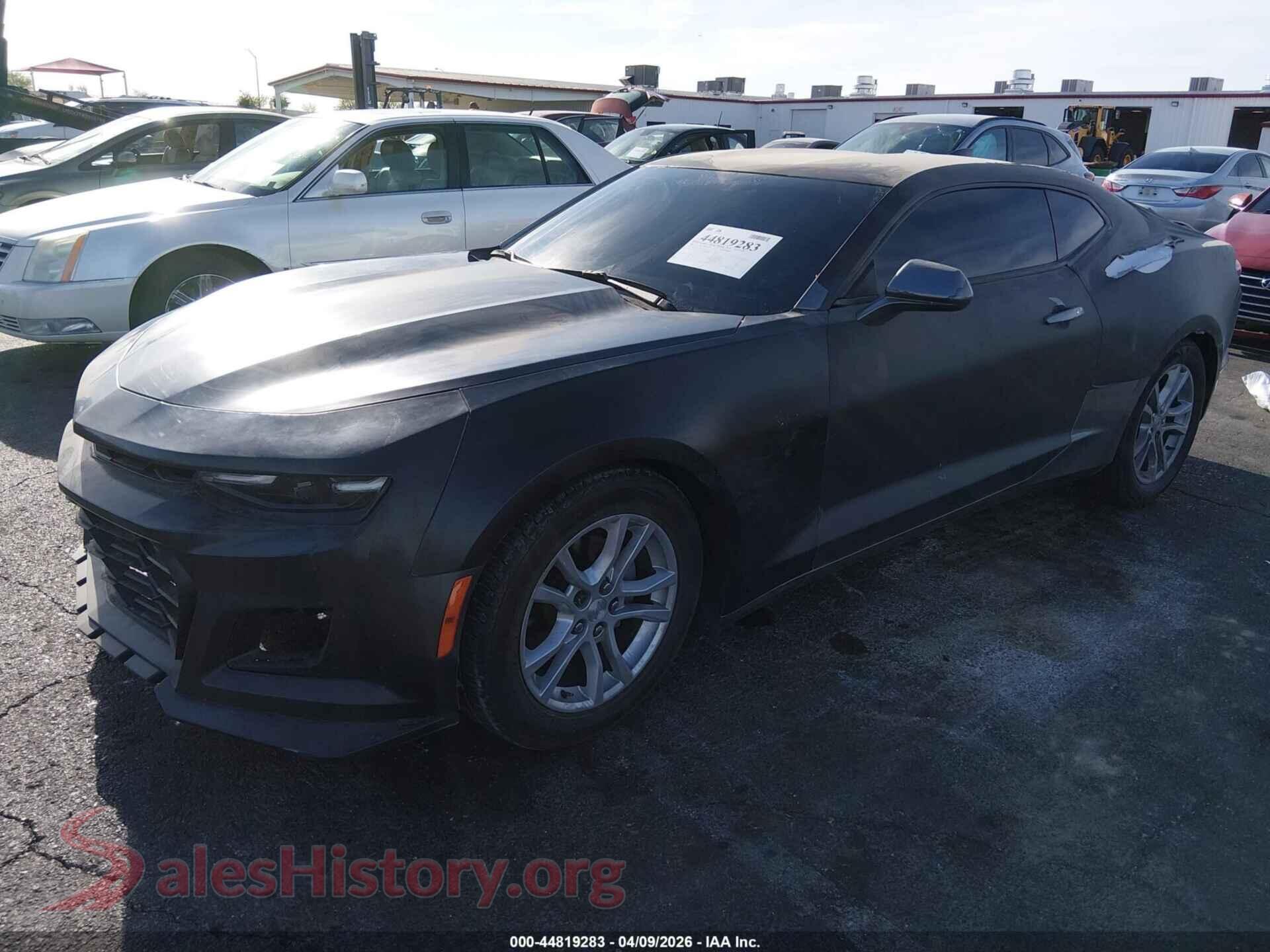 2022 CHEVROLET CAMARO VIN 1G1FB1RX7N0106195, front view
