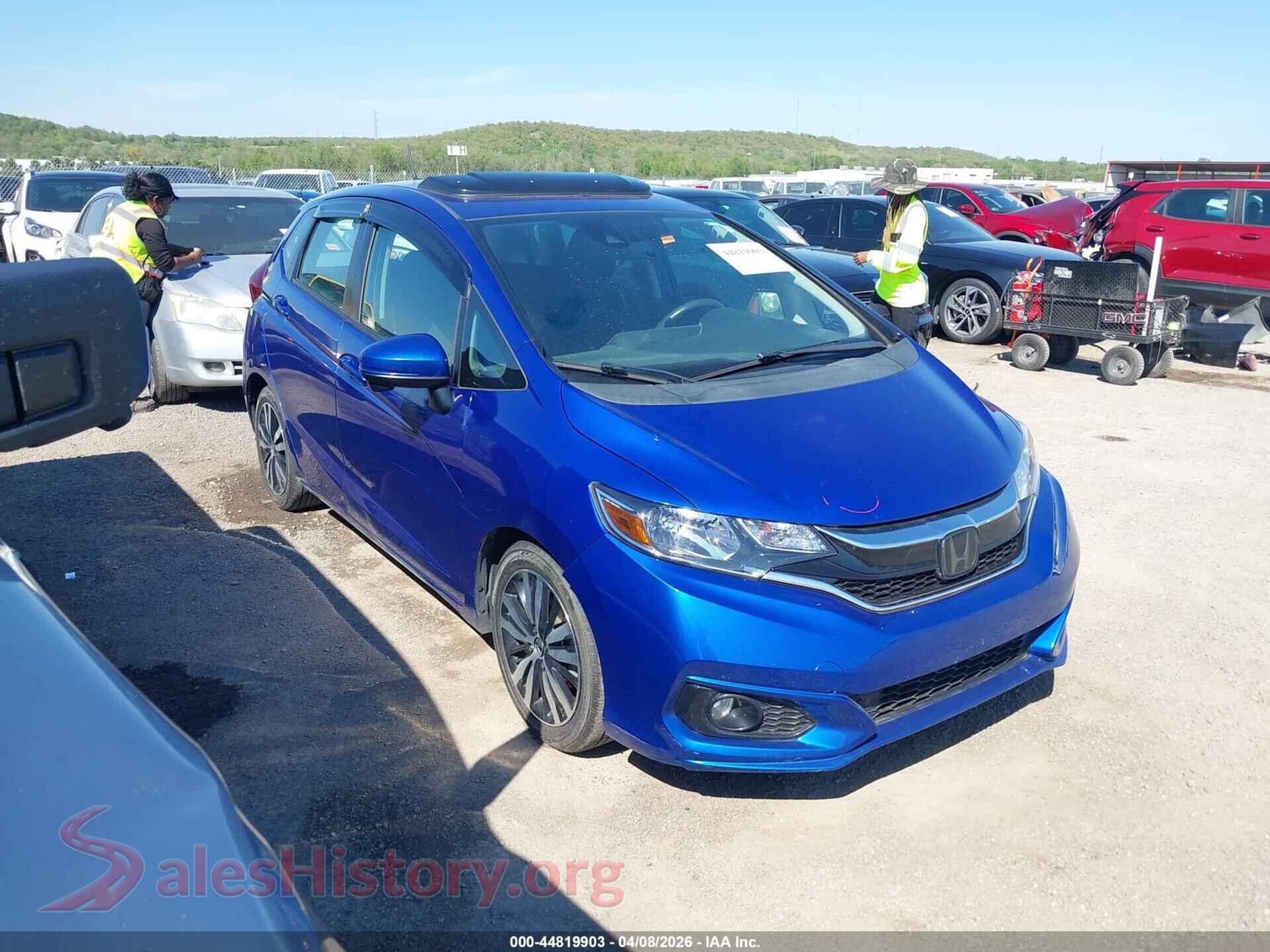 2019 HONDA FIT VIN 3HGGK5H8XKM715322, auction photo