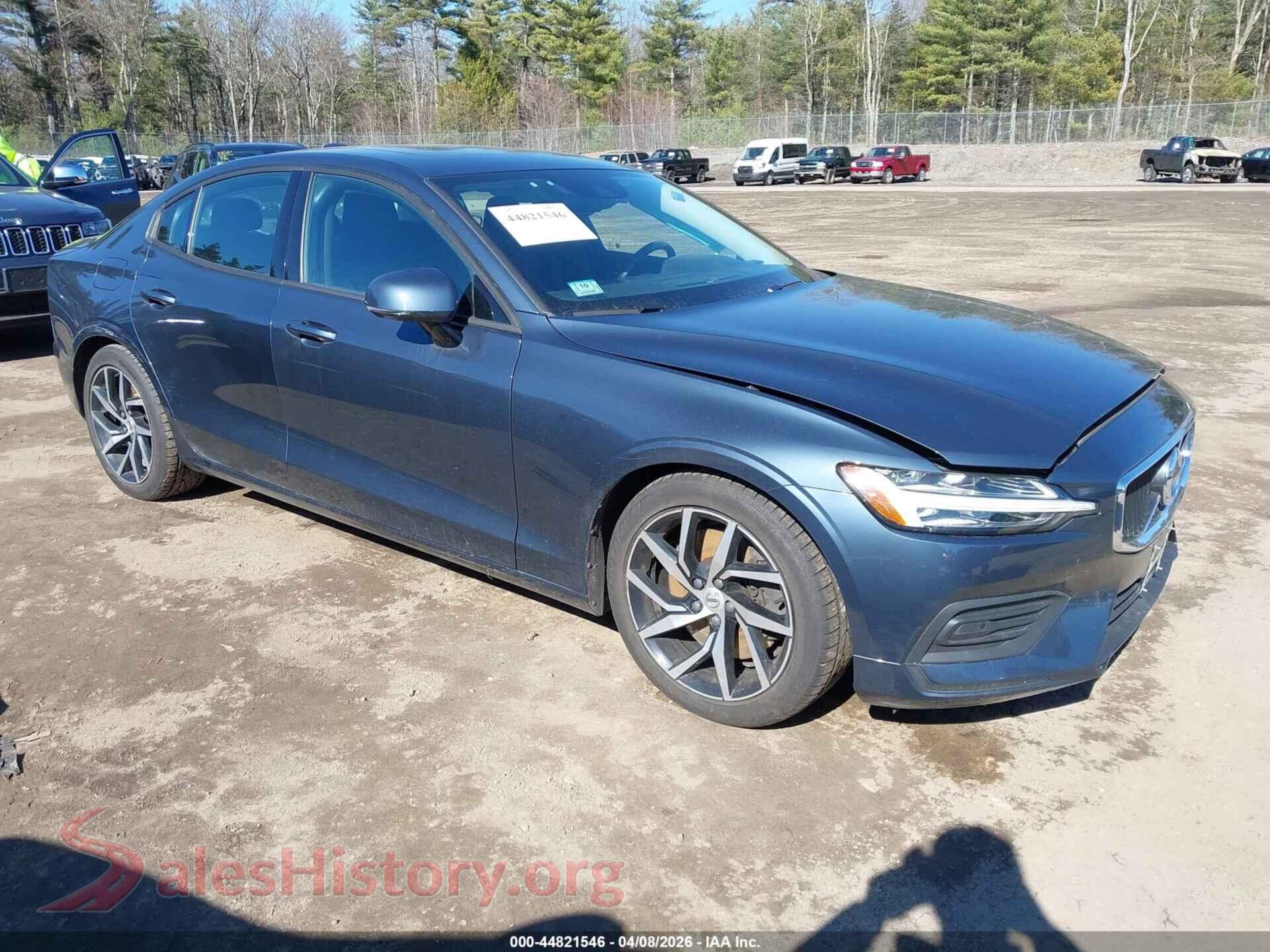 2019 VOLVO S60 VIN 7JRA22TK7KG014190, auction photo