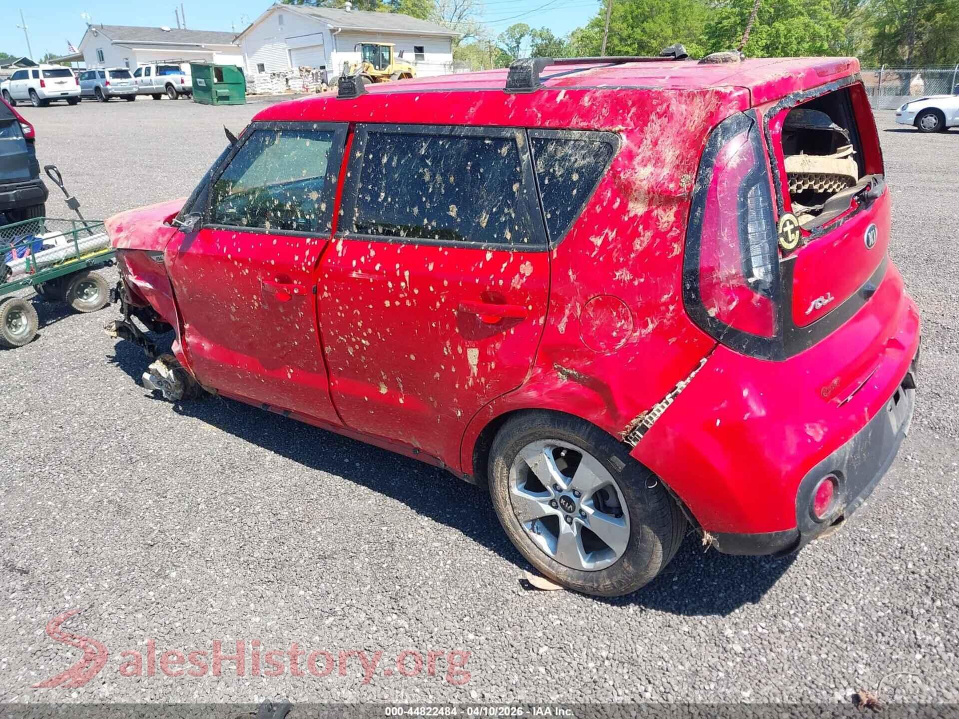 2019 KIA SOUL VIN KNDJN2A22K7664196, driver side view