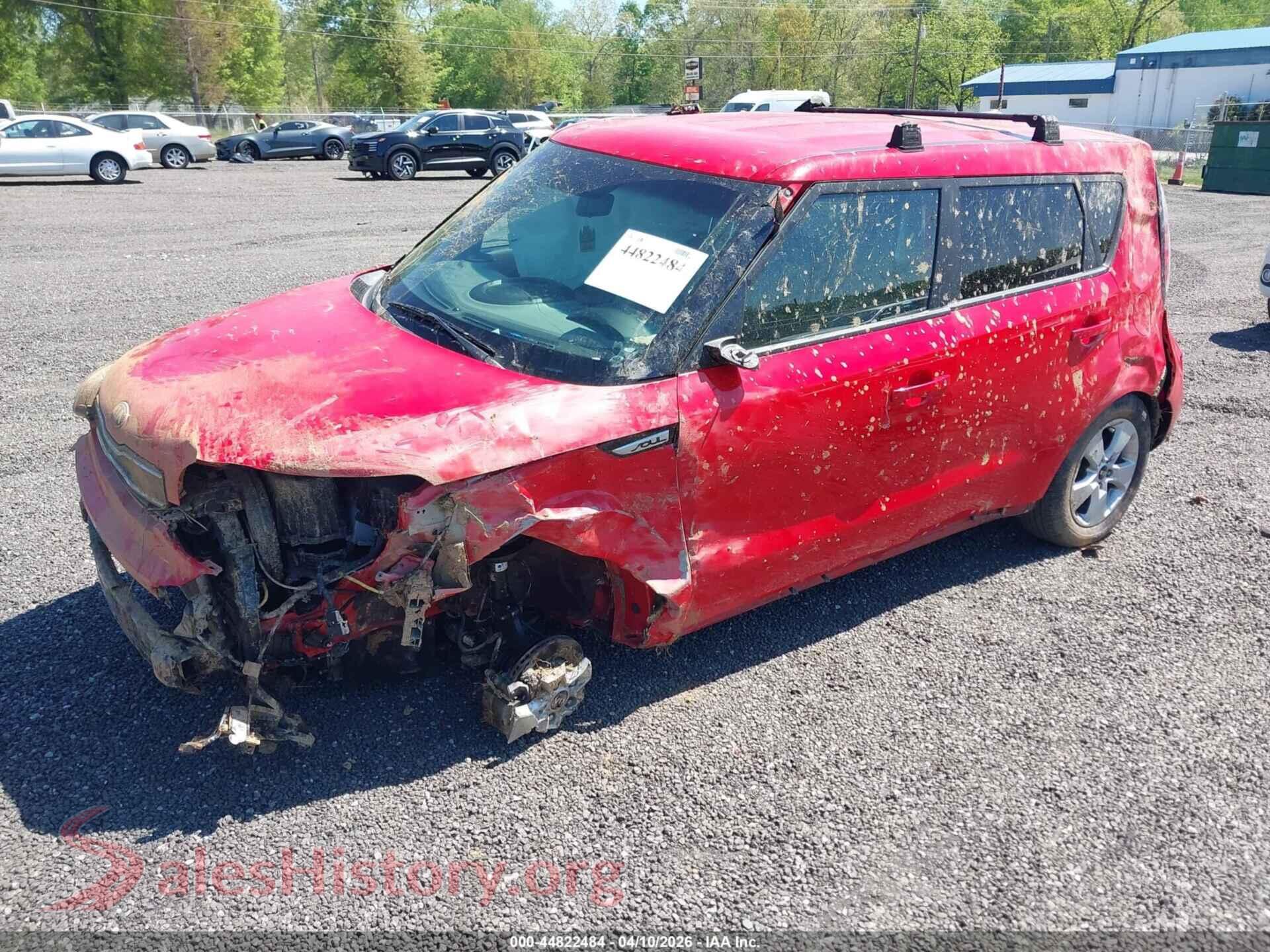 2019 KIA SOUL VIN KNDJN2A22K7664196, front view