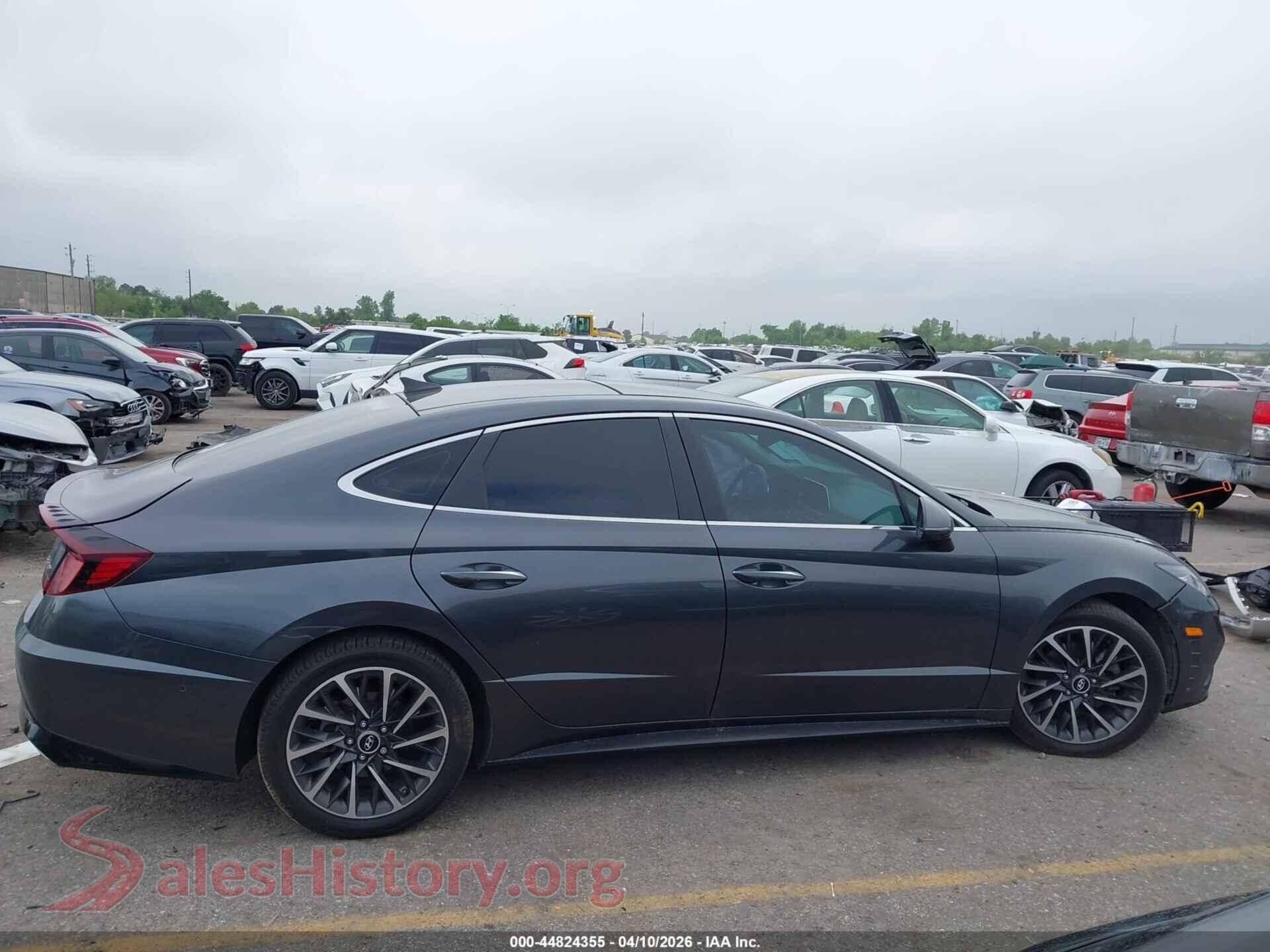 2022 HYUNDAI SONATA VIN KMHL34J26NA224835, auction photo 13