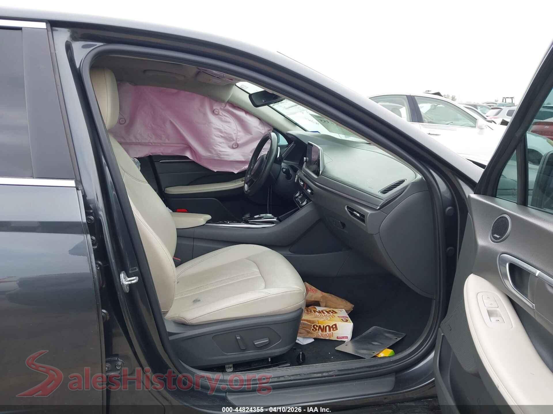 2022 HYUNDAI SONATA VIN KMHL34J26NA224835, rear view