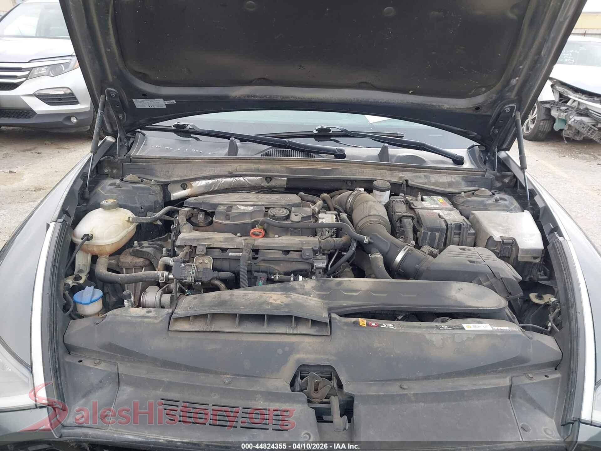 2022 HYUNDAI SONATA VIN KMHL34J26NA224835, interior dashboard