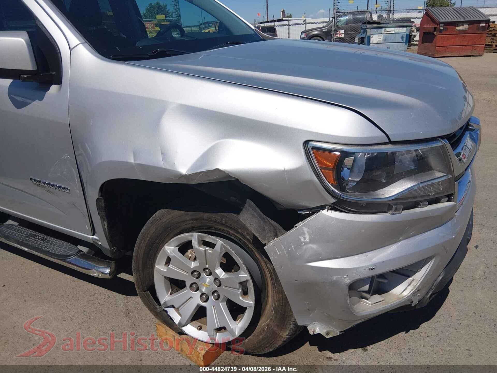 2020 CHEVROLET COLORADO VIN 1GCGTCEN1L1141363, rear passenger side