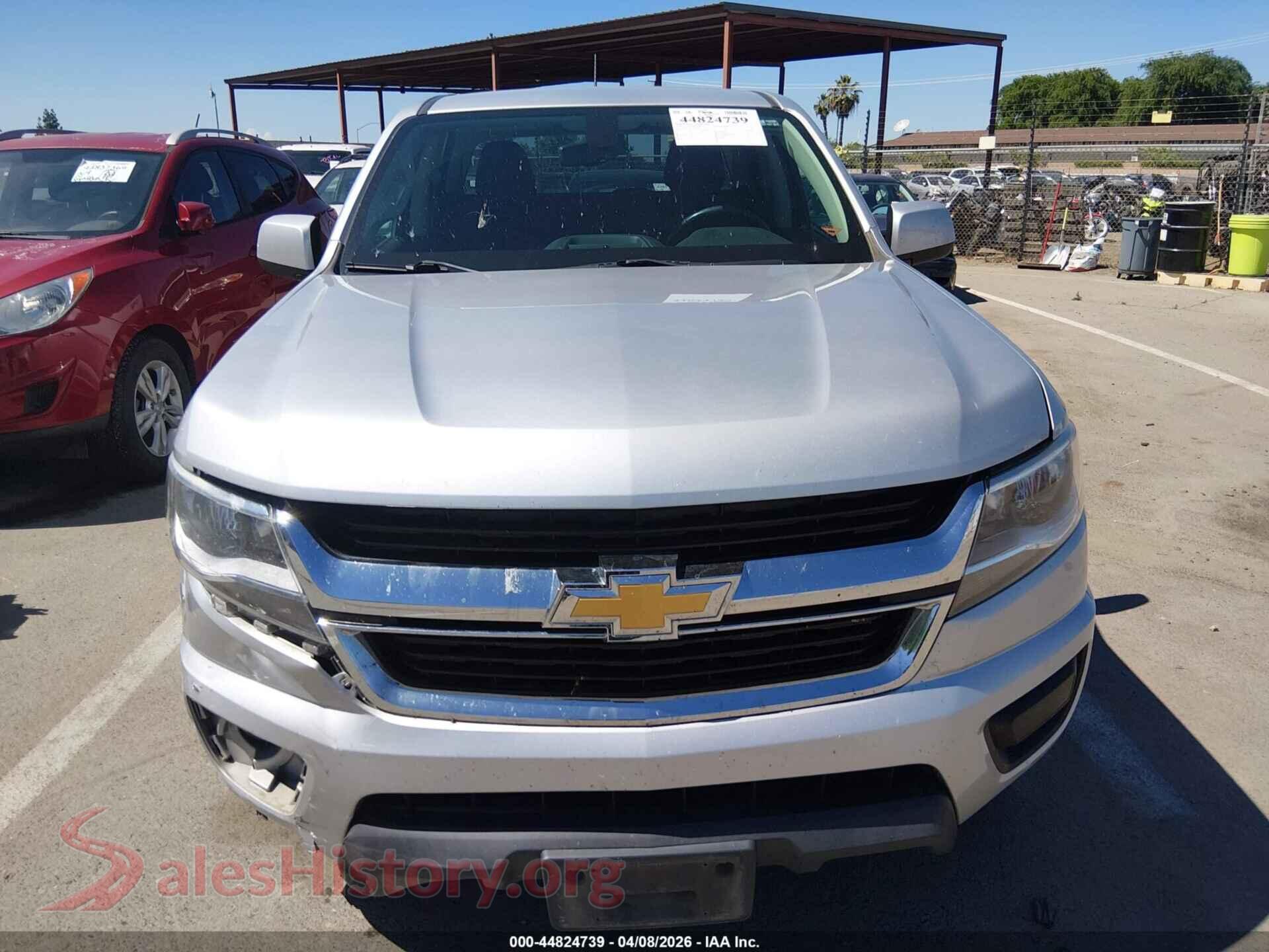 2020 CHEVROLET COLORADO VIN 1GCGTCEN1L1141363, damage close-up