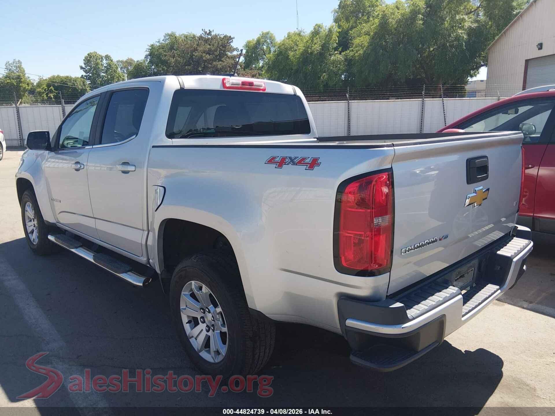 2020 CHEVROLET COLORADO VIN 1GCGTCEN1L1141363, driver side view