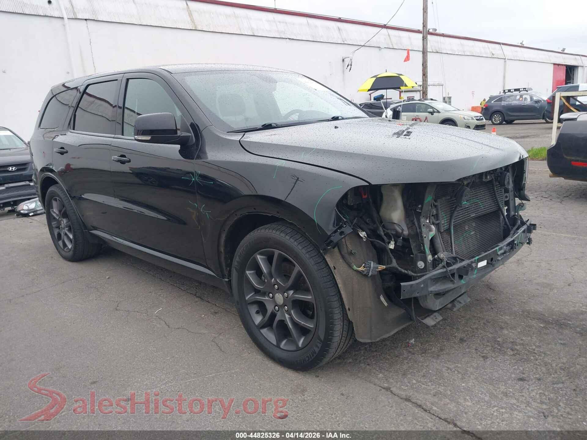 2017 DODGE DURANGO VIN 1C4SDJCT2HC775290, auction photo