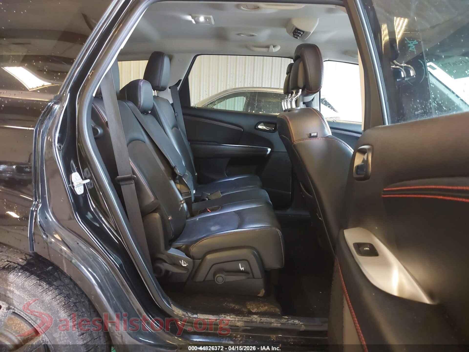 2018 DODGE JOURNEY VIN 3C4PDDEG3JT319963, front passenger side