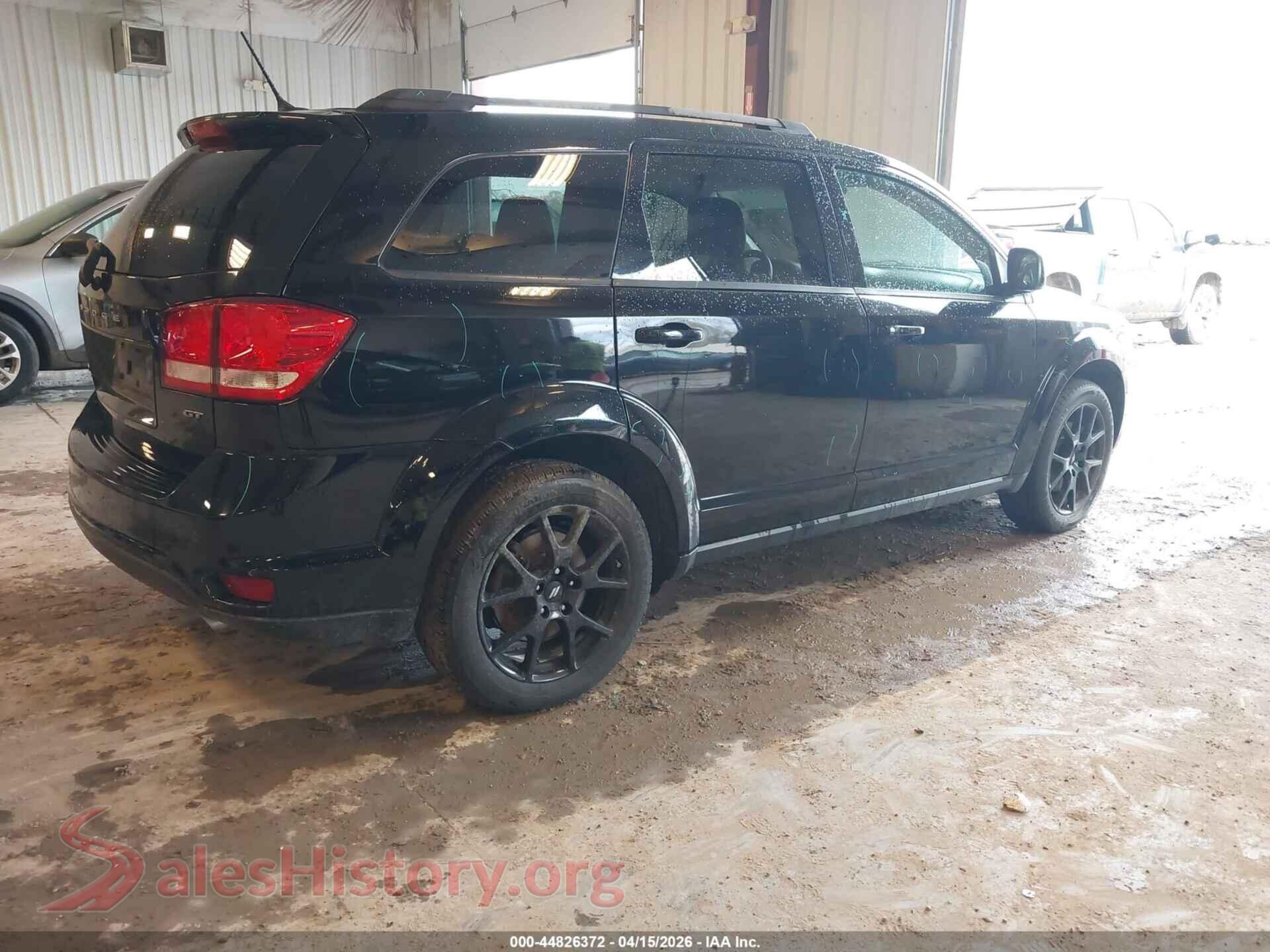 2018 DODGE JOURNEY VIN 3C4PDDEG3JT319963, rear driver side