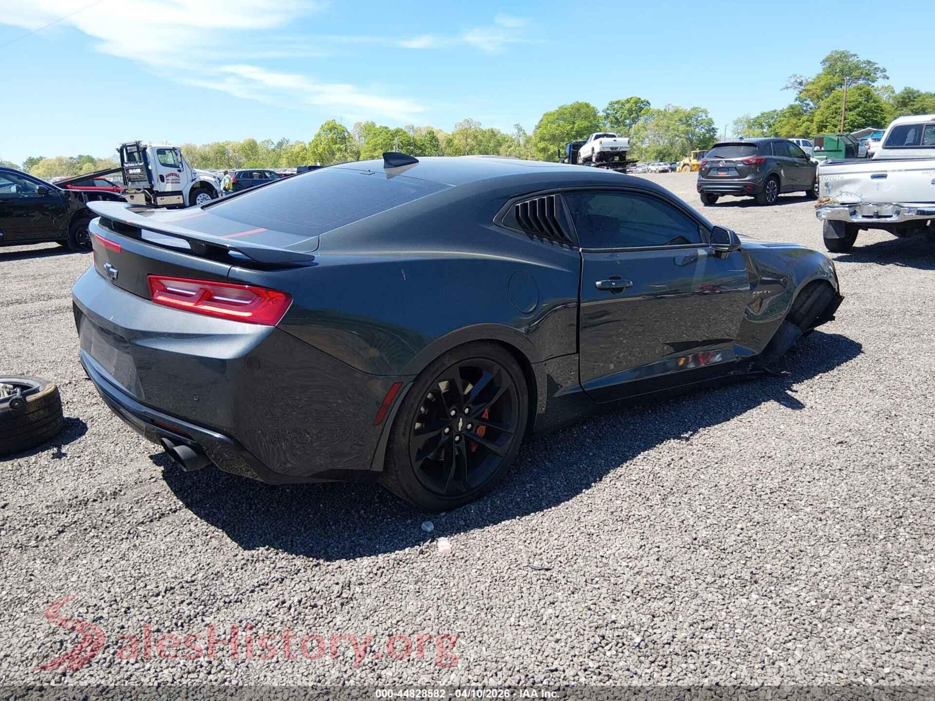 2017 CHEVROLET CAMARO VIN 1G1FH1R7XH0117582, rear driver side