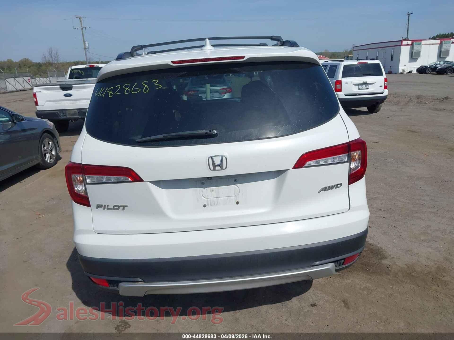 2020 HONDA PILOT VIN 5FNYF6H58LB016201, auction photo 16