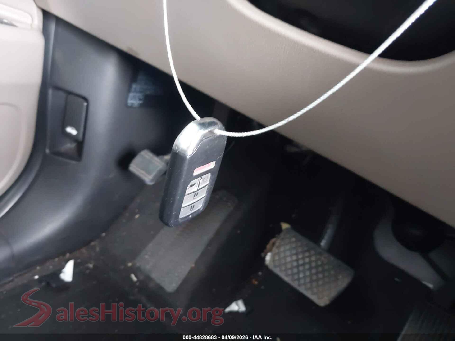 2020 HONDA PILOT VIN 5FNYF6H58LB016201, odometer mileage