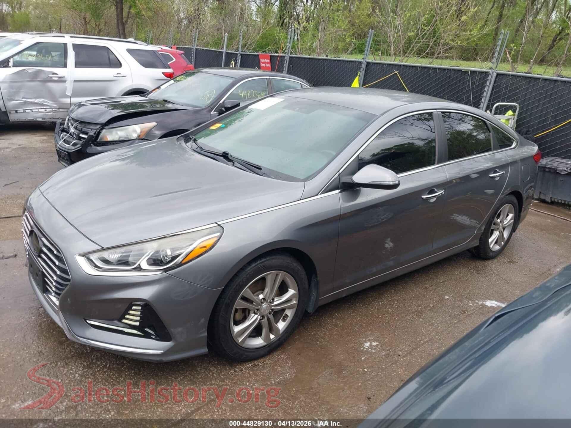 2018 HYUNDAI SONATA VIN 5NPE34AF6JH644291, auction photo 14