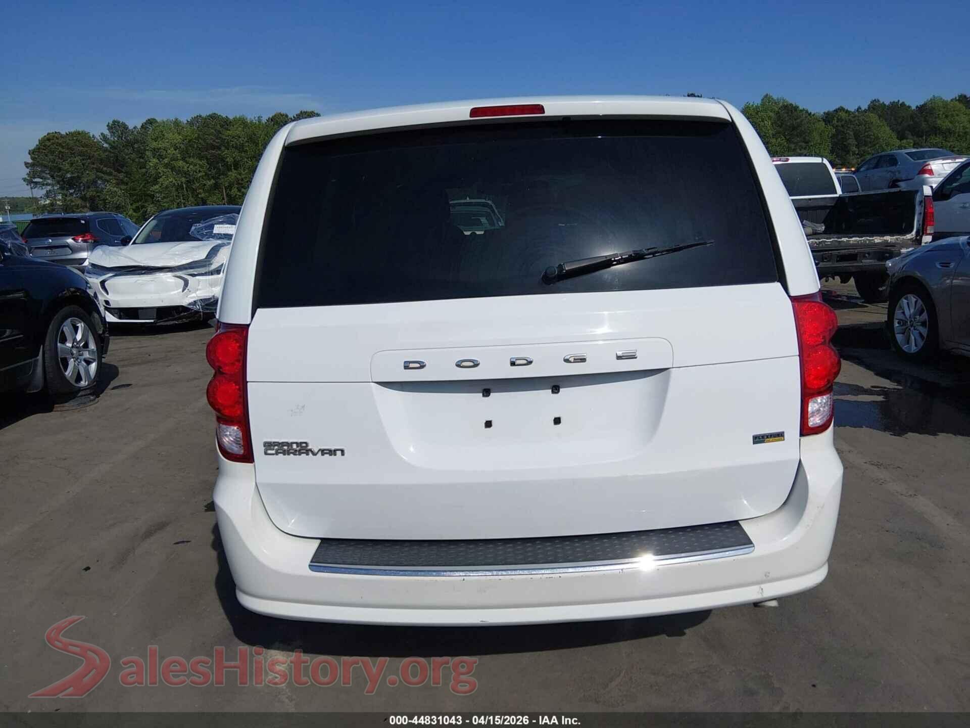 2017 DODGE GRAND CARAVAN VIN 2C4RDGBGXHR728165, auction photo 17