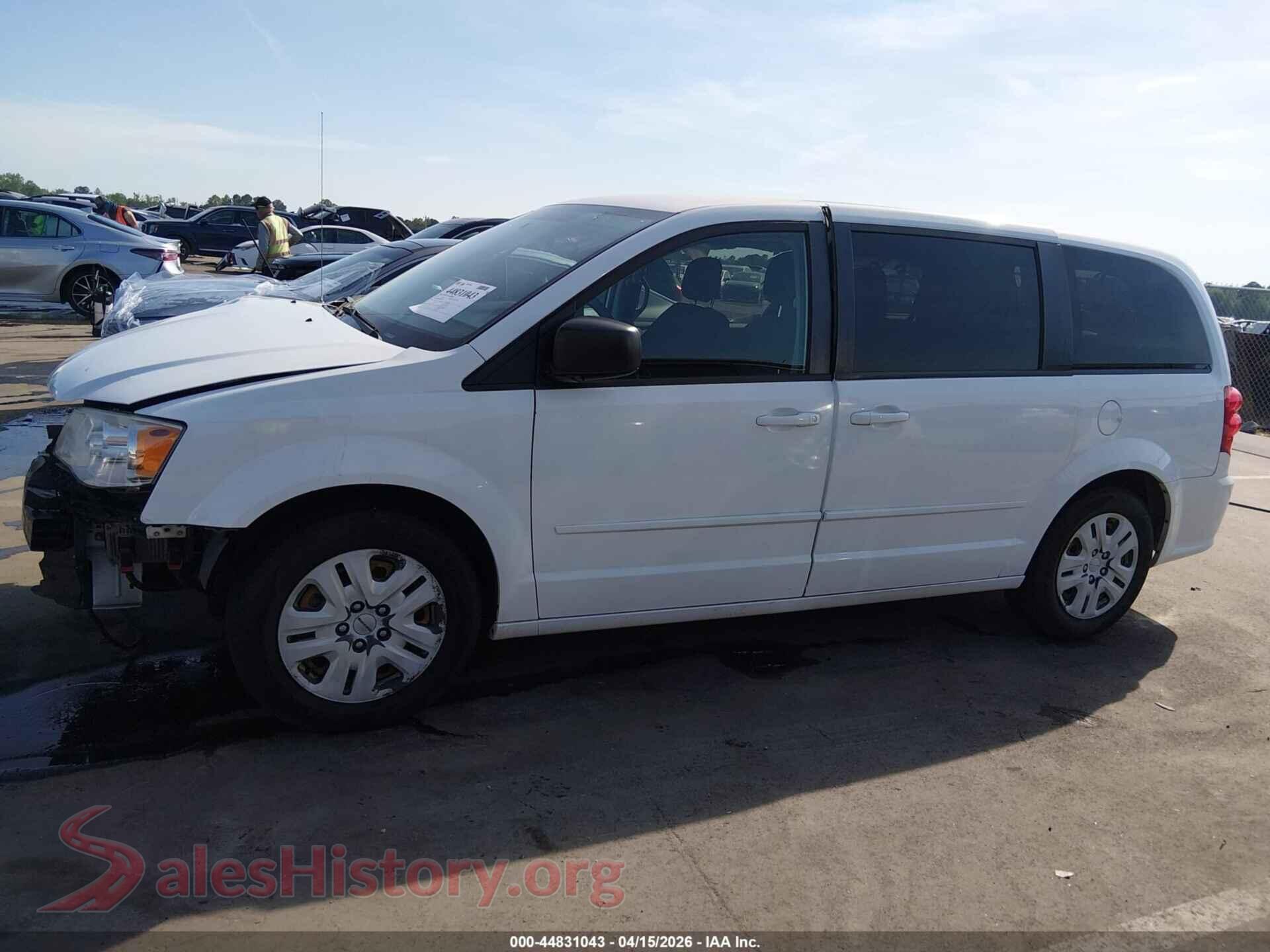 2017 DODGE GRAND CARAVAN VIN 2C4RDGBGXHR728165, auction photo 15
