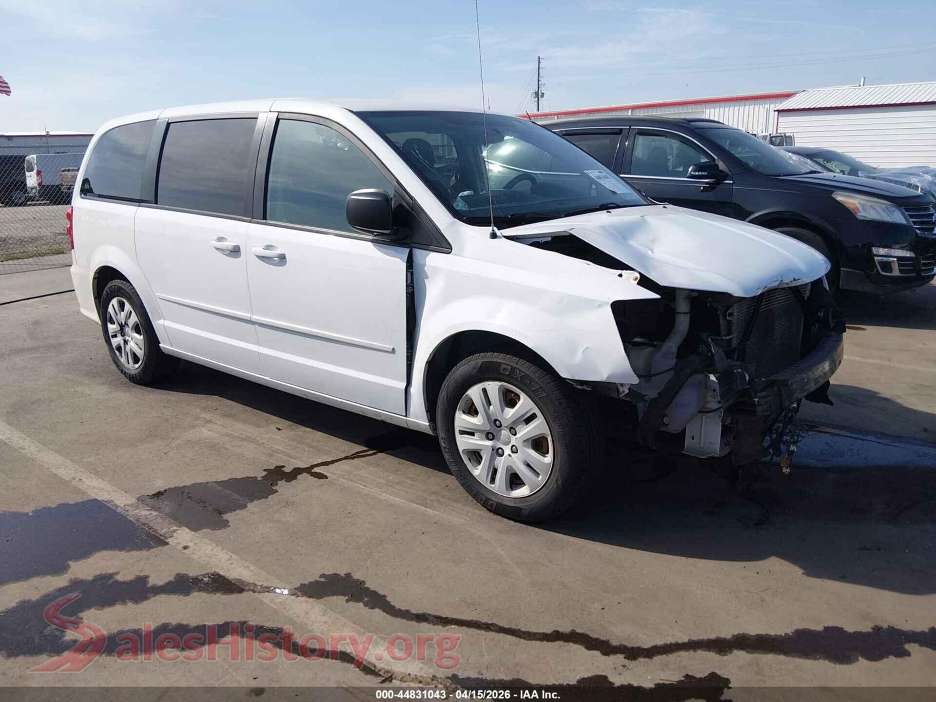 2C4RDGBGXHR728165 2017 DODGE GRAND CARAVAN