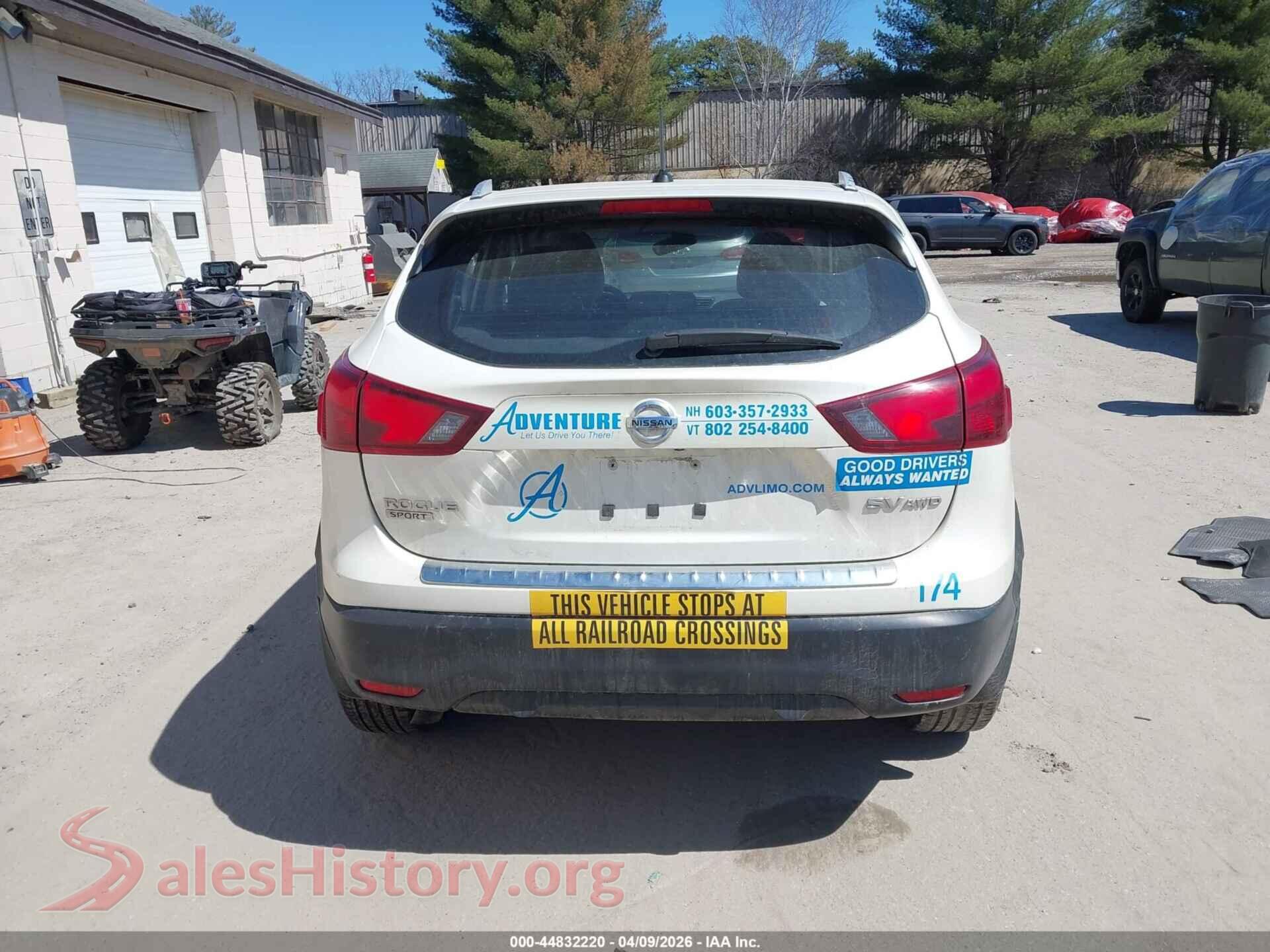 2018 NISSAN ROGUE SPORT VIN JN1BJ1CR3JW203505, auction photo 17
