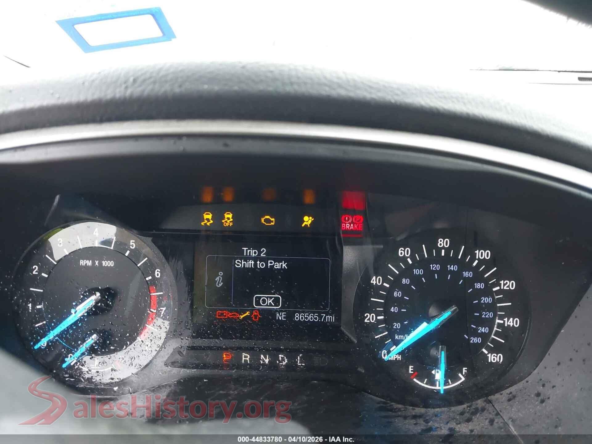 2017 FORD FUSION VIN 3FA6P0H77HR368457, passenger side view