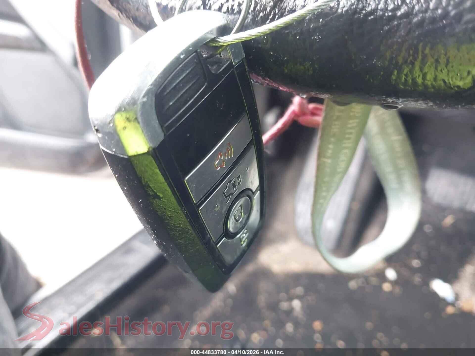 2017 FORD FUSION VIN 3FA6P0H77HR368457, odometer mileage