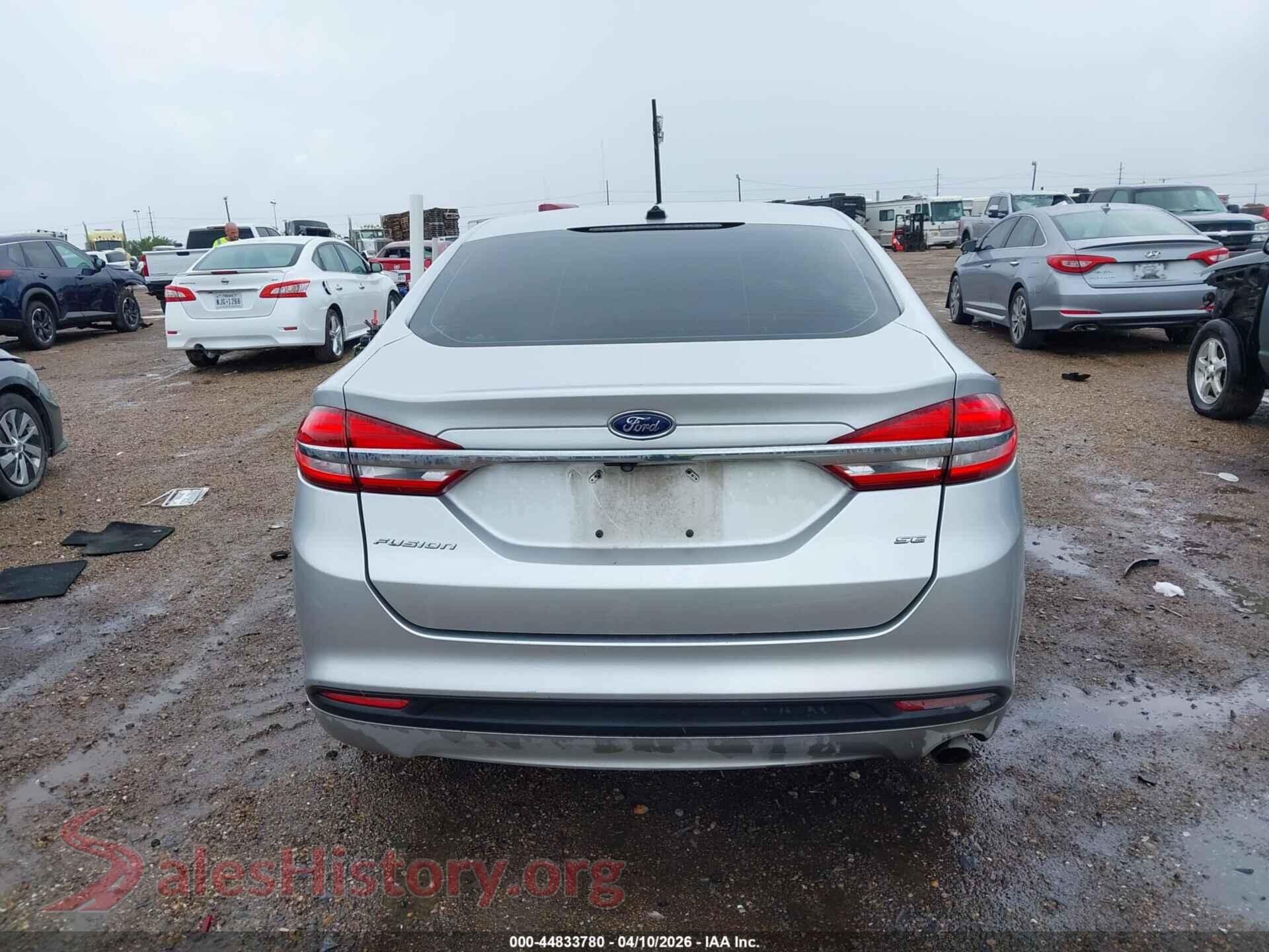 2017 FORD FUSION VIN 3FA6P0H77HR368457, auction photo 17
