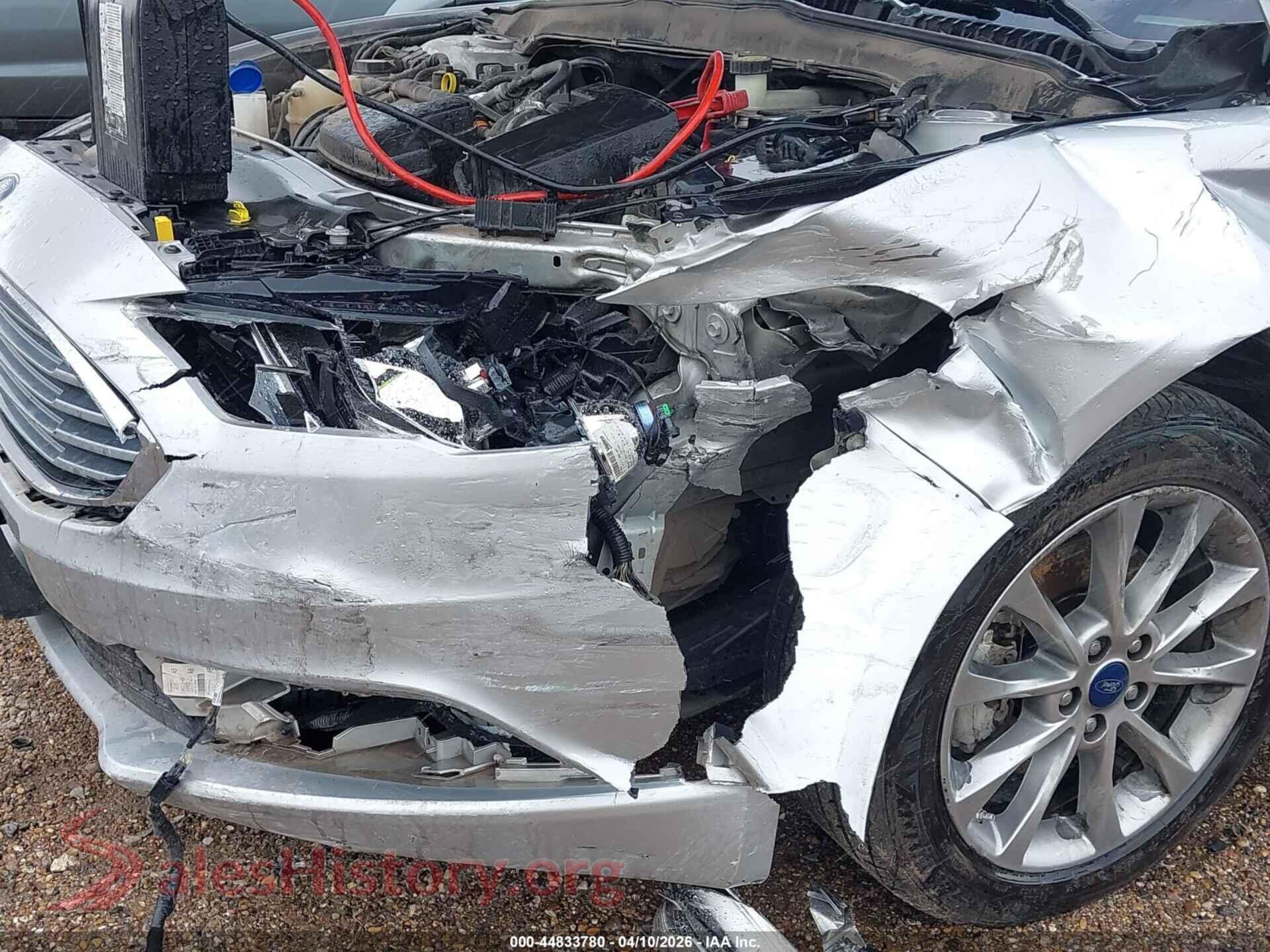 2017 FORD FUSION VIN 3FA6P0H77HR368457, rear passenger side