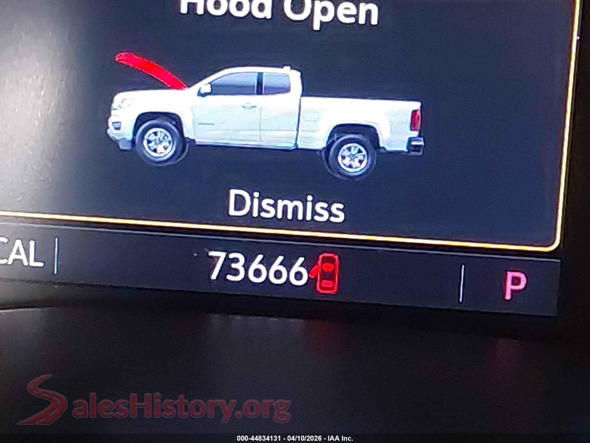 2019 CHEVROLET COLORADO VIN 1GCGTEEN9K1134123, auction photo 15
