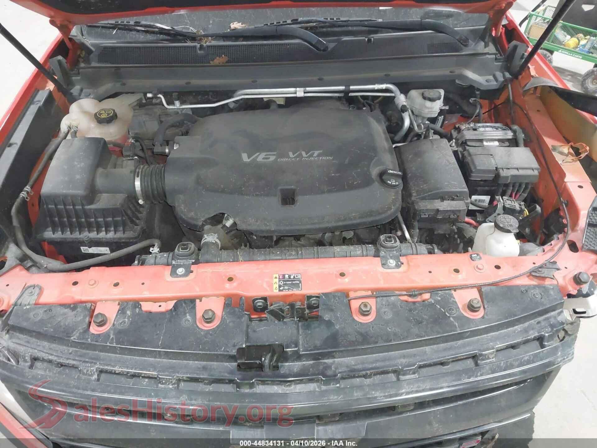 2019 CHEVROLET COLORADO VIN 1GCGTEEN9K1134123, interior dashboard