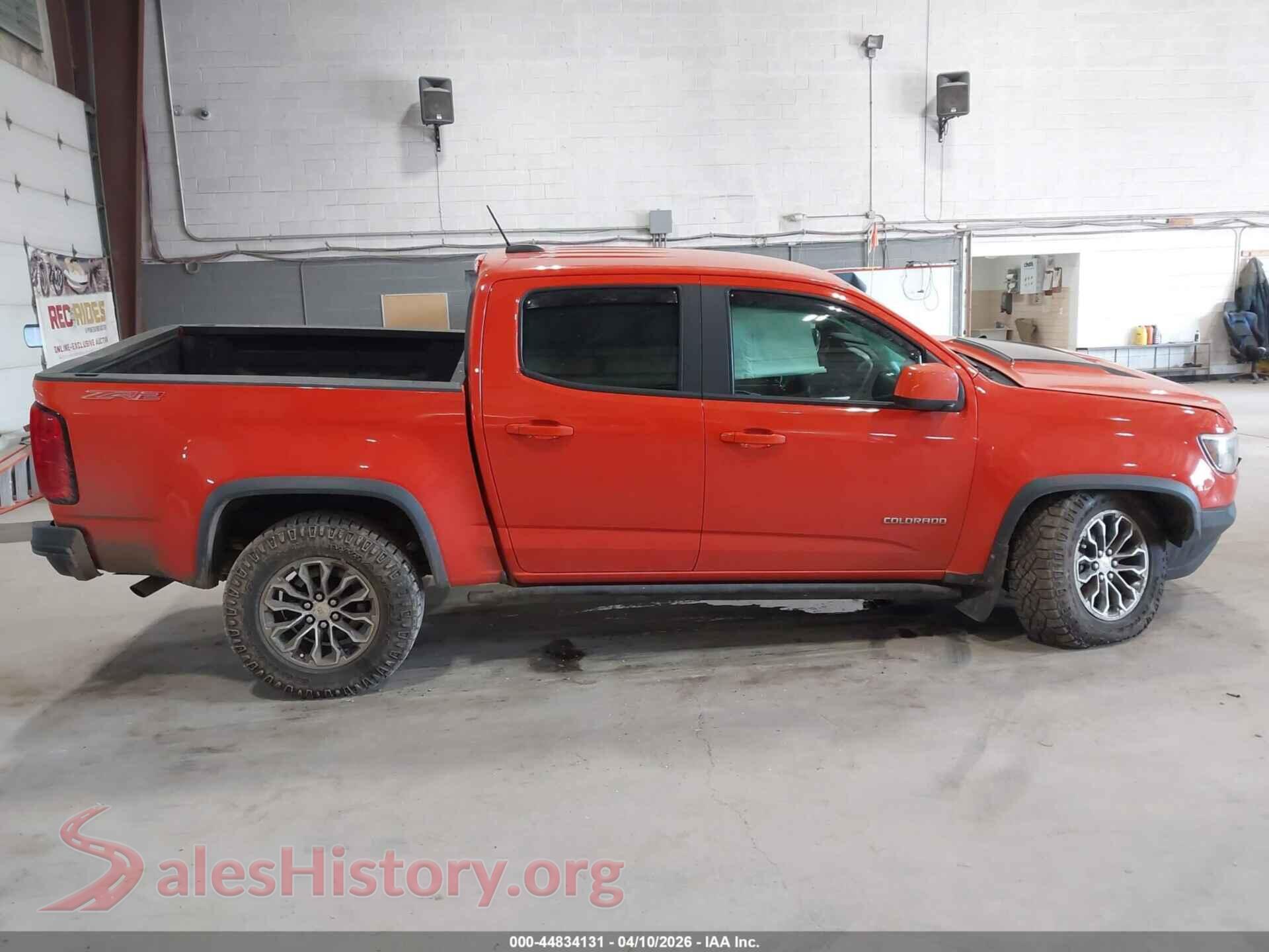 2019 CHEVROLET COLORADO VIN 1GCGTEEN9K1134123, auction photo 13