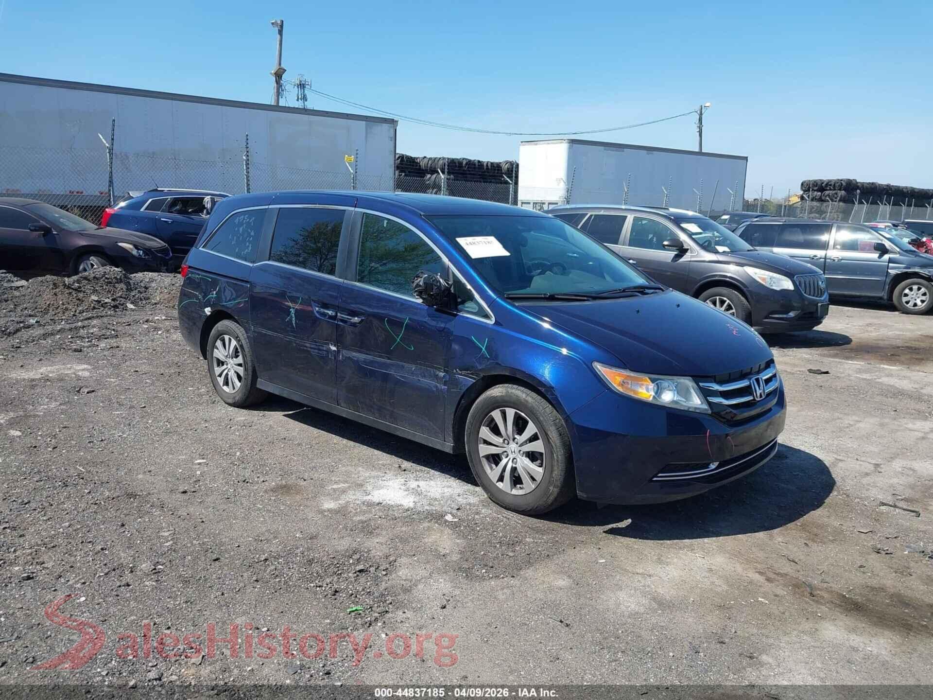 5FNRL5H69HB014156 2017 HONDA ODYSSEY