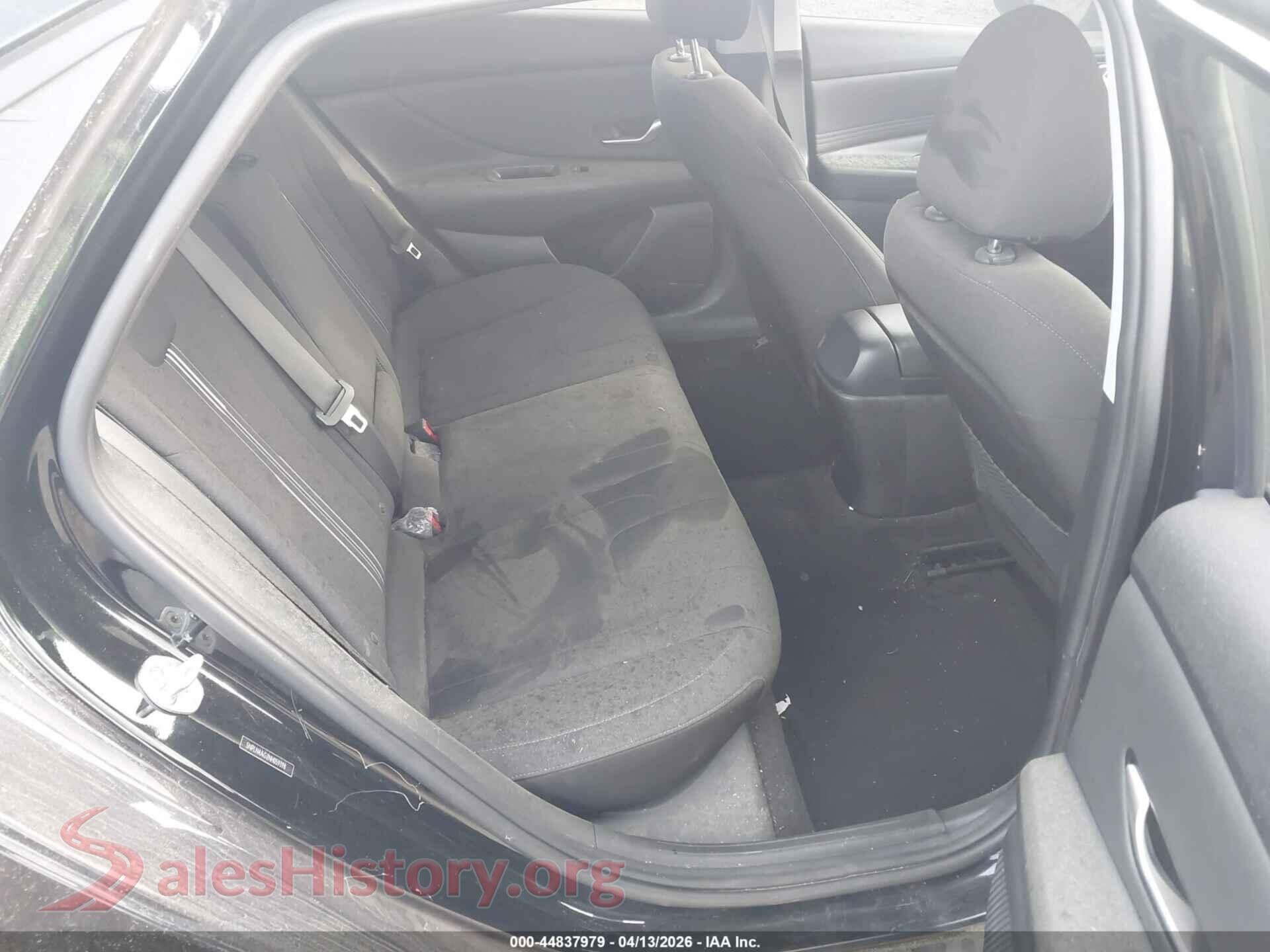 2022 HYUNDAI ELANTRA VIN 5NPLN4AG2NH059398, front passenger side