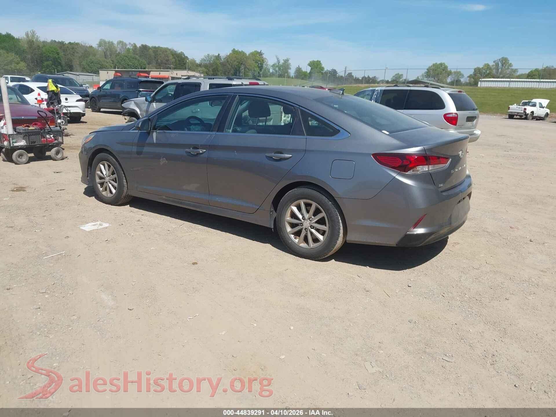 2019 HYUNDAI SONATA VIN 5NPE24AF9KH743286, driver side view