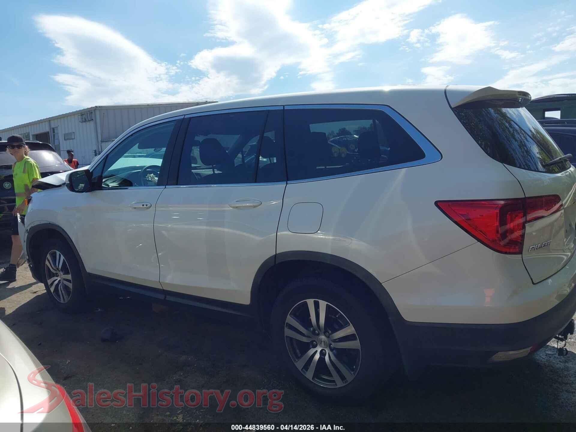 2018 HONDA PILOT VIN 5FNYF5H30JB003383, auction photo 14