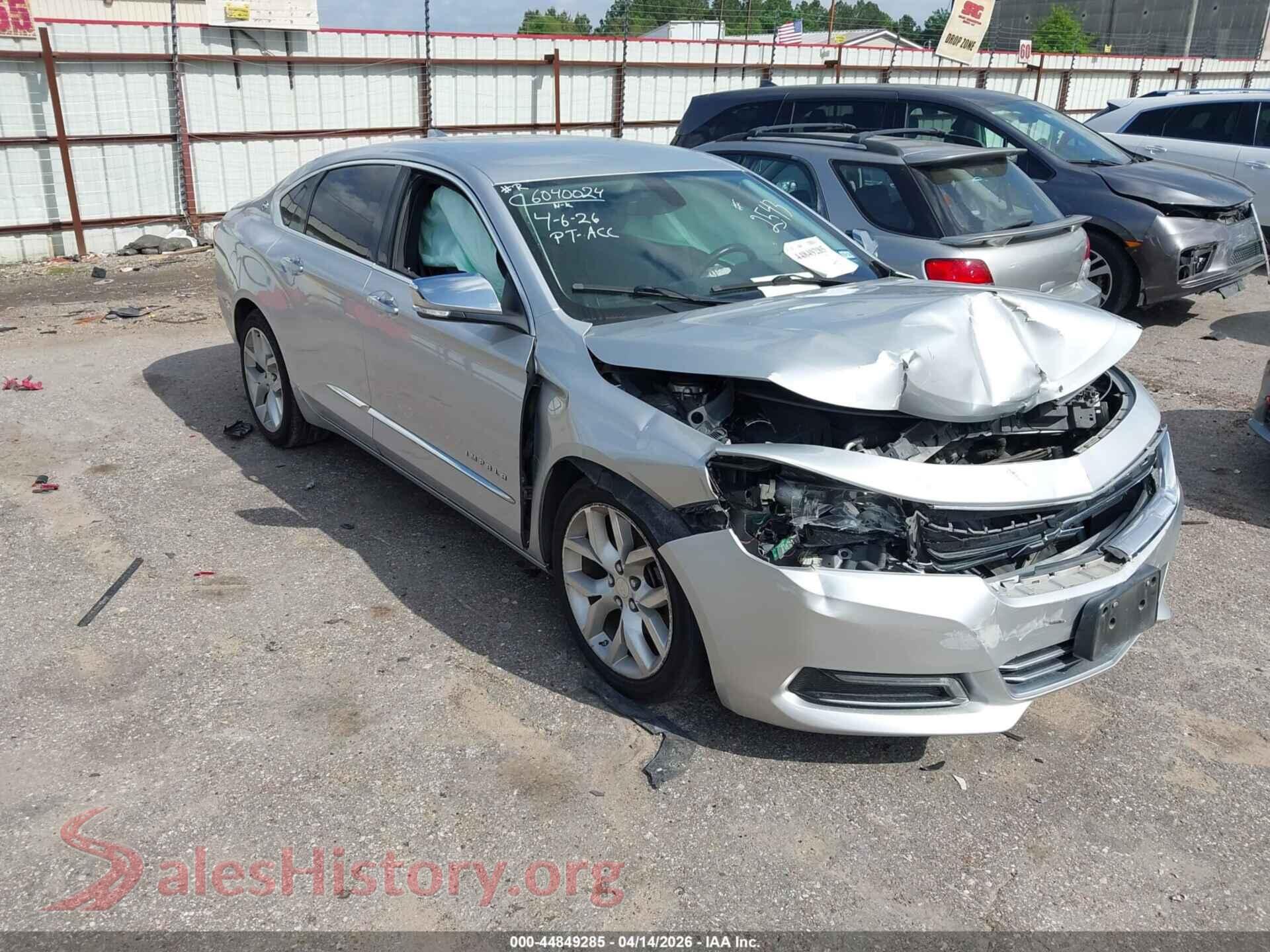 2G1125S36J9122543 2018 CHEVROLET IMPALA