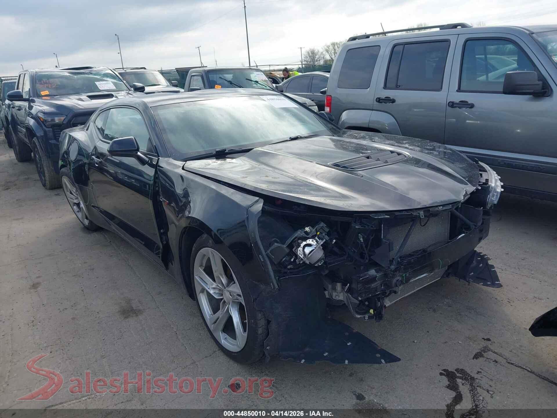2021 CHEVROLET CAMARO VIN 1G1FE1R7XM0114927, auction photo