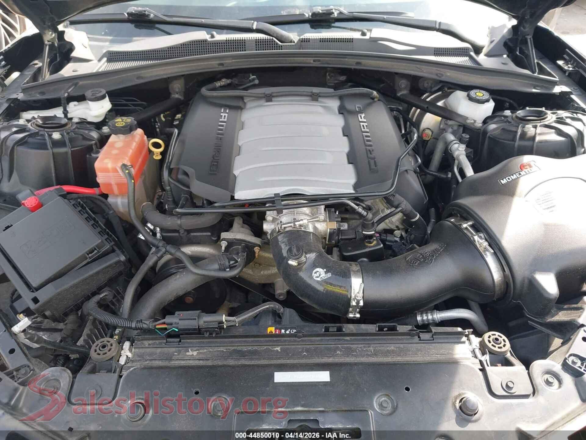 2021 CHEVROLET CAMARO VIN 1G1FE1R7XM0114927, interior dashboard
