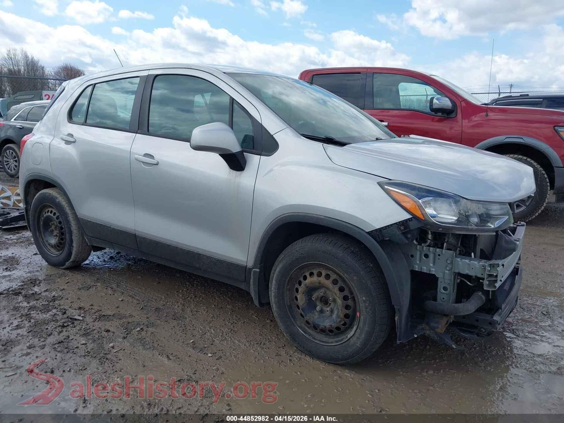 2018 CHEVROLET TRAX VIN 3GNCJKSB5JL199952, auction photo