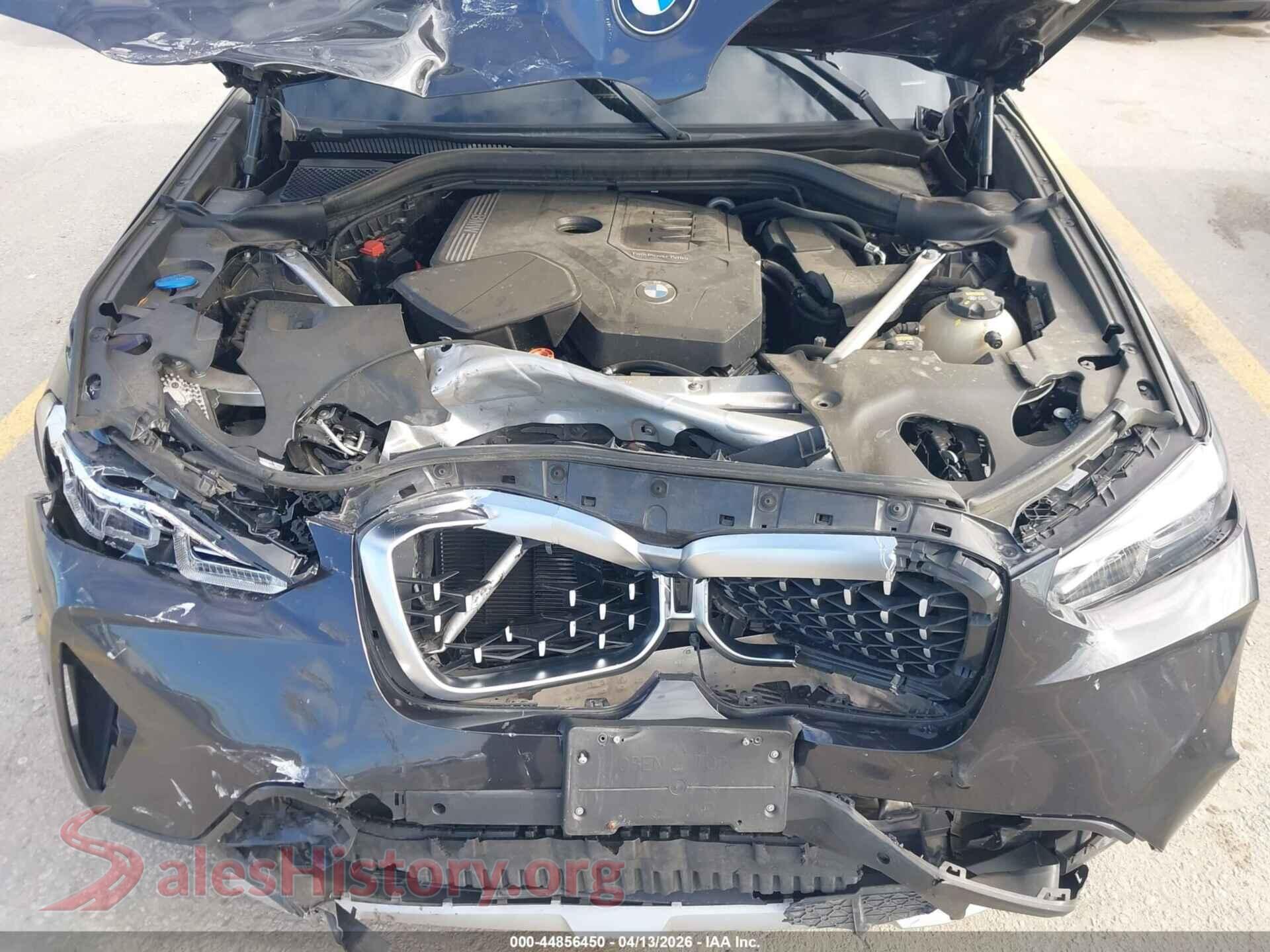 2022 BMW X4 VIN 5UX33DT06N9J37551, interior dashboard
