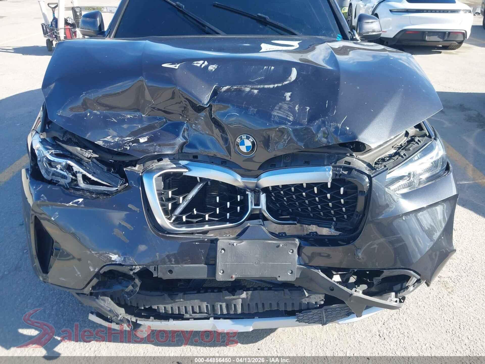 2022 BMW X4 VIN 5UX33DT06N9J37551, auction photo 17