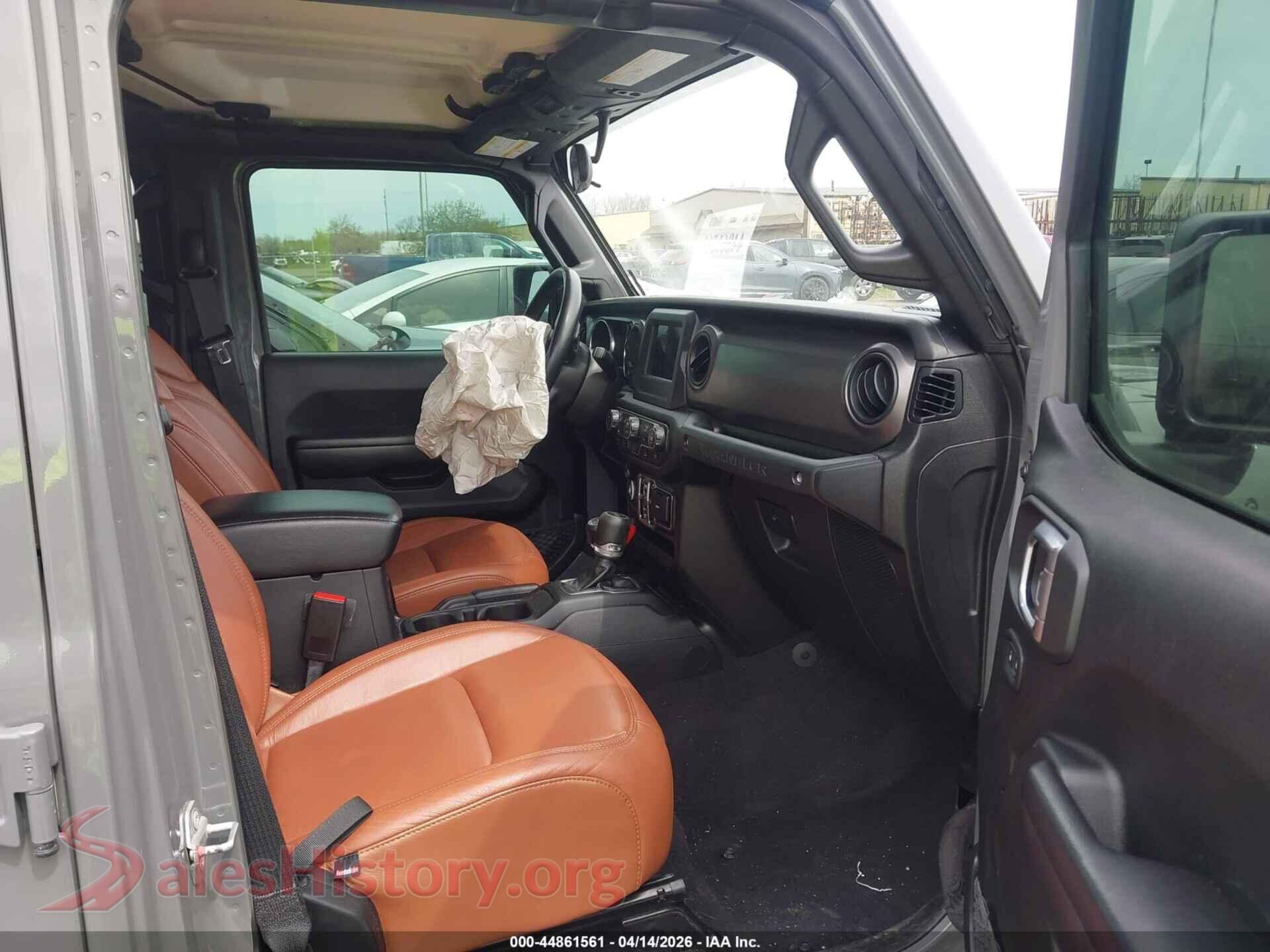 2021 JEEP WRANGLER UNLIMITED VIN 1C4HJXDN0MW680211, rear view