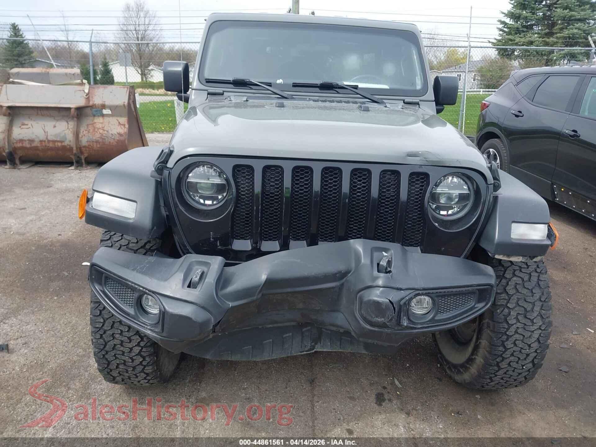 2021 JEEP WRANGLER UNLIMITED VIN 1C4HJXDN0MW680211, auction photo 13