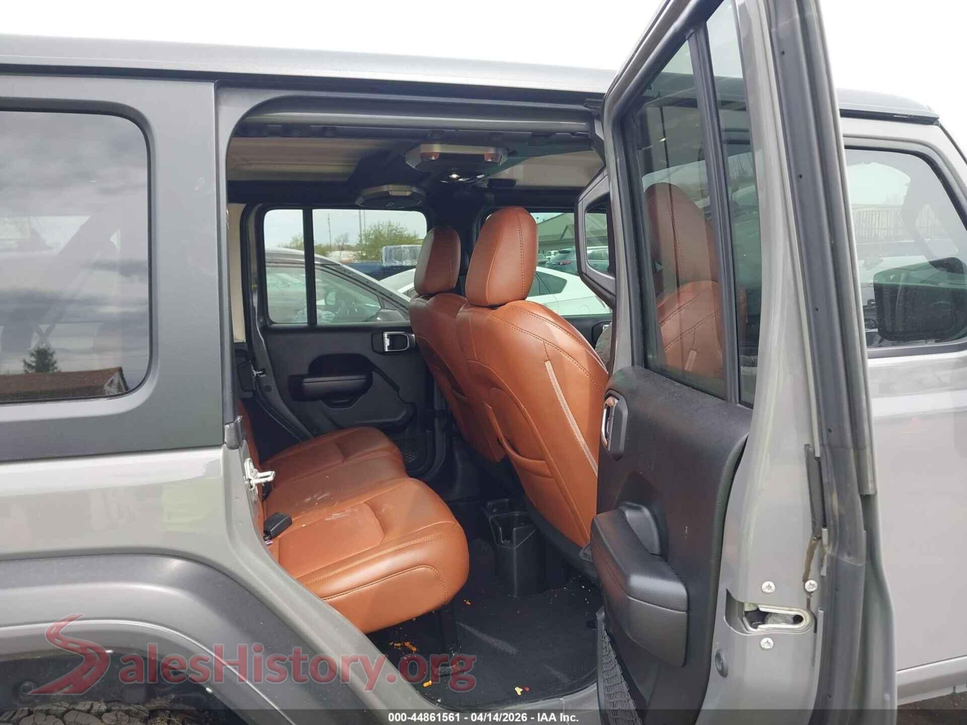 2021 JEEP WRANGLER UNLIMITED VIN 1C4HJXDN0MW680211, front passenger side